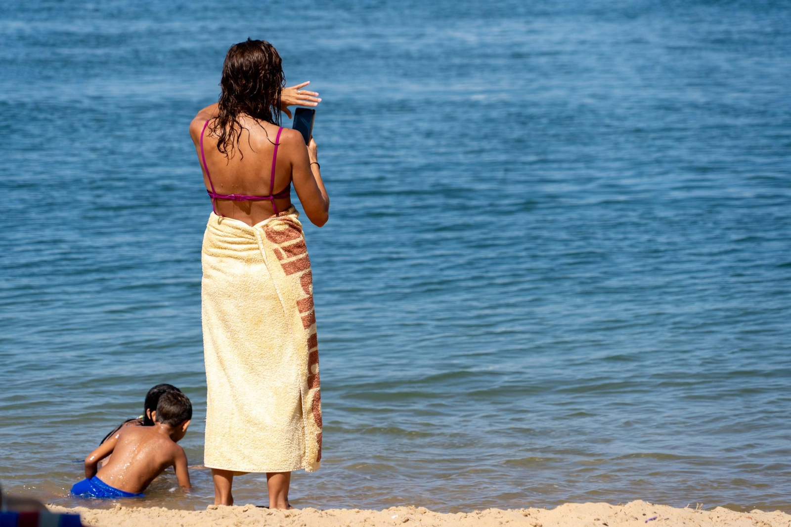Imágenes de una tarde en el Paseo de la Ría de Punta Umbría