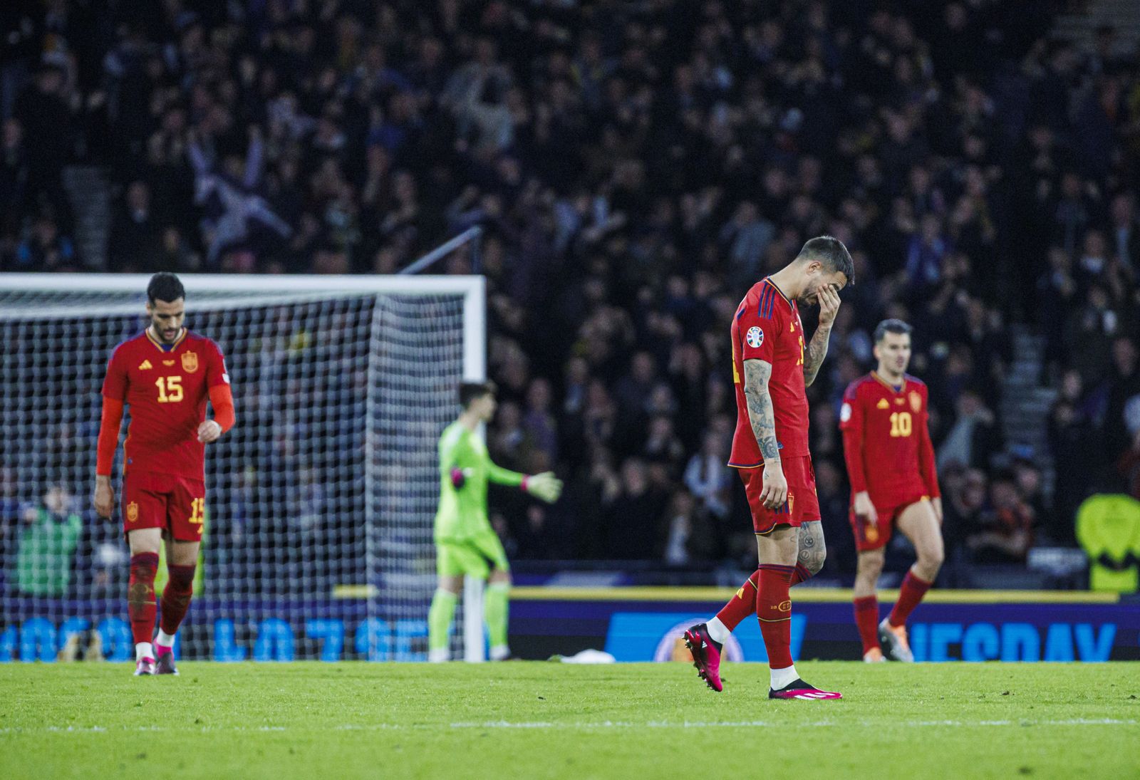 Las fotos del Escocia - España