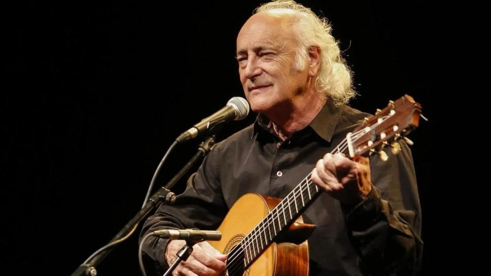 Amancio Prada en una de sus últimas actuaciones
