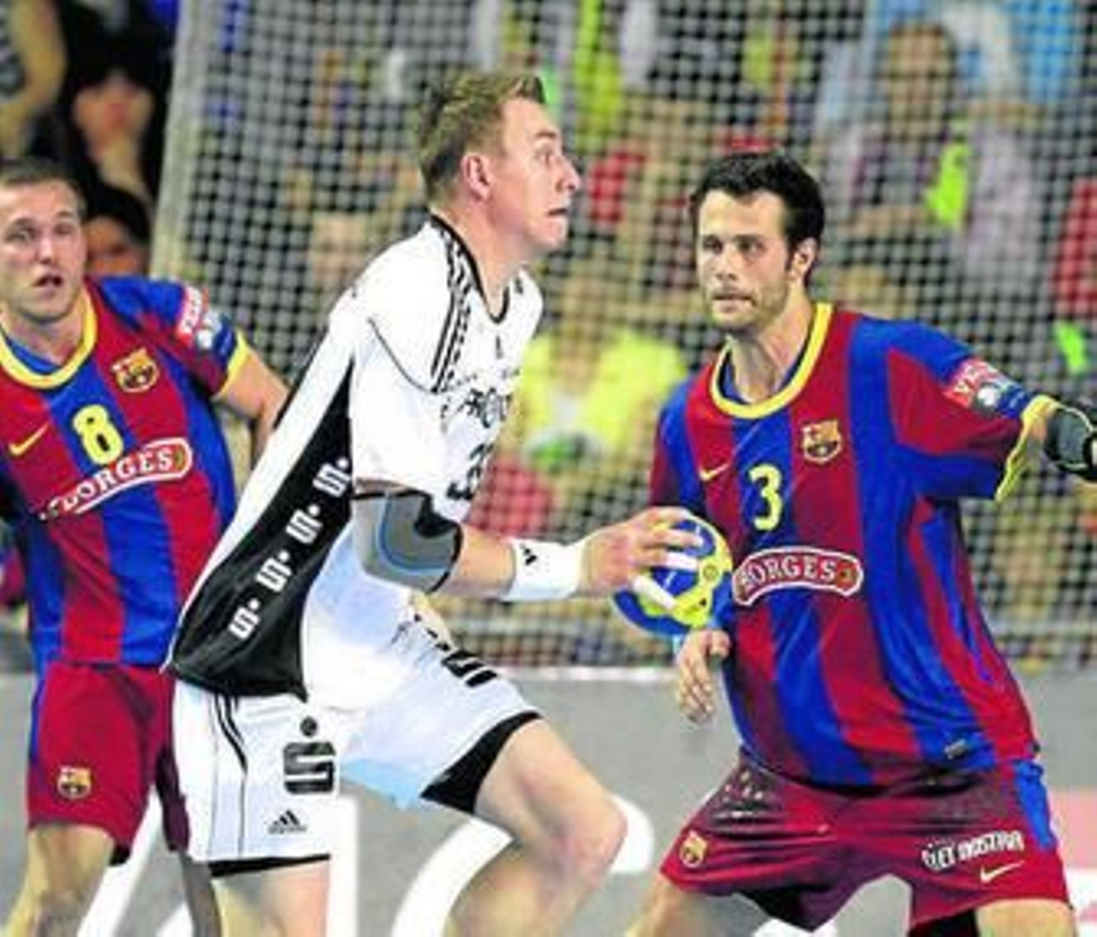 Los alemanes ganaron en la ida en Barcelona.