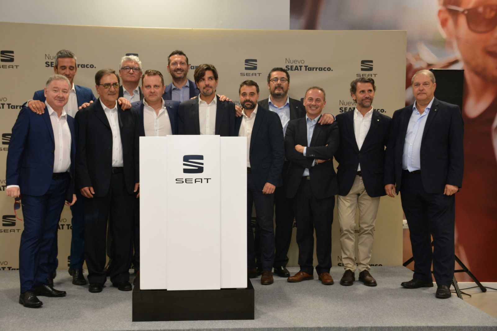 Un momento de la presentación del Seat Tarraco en Molina Hermanos