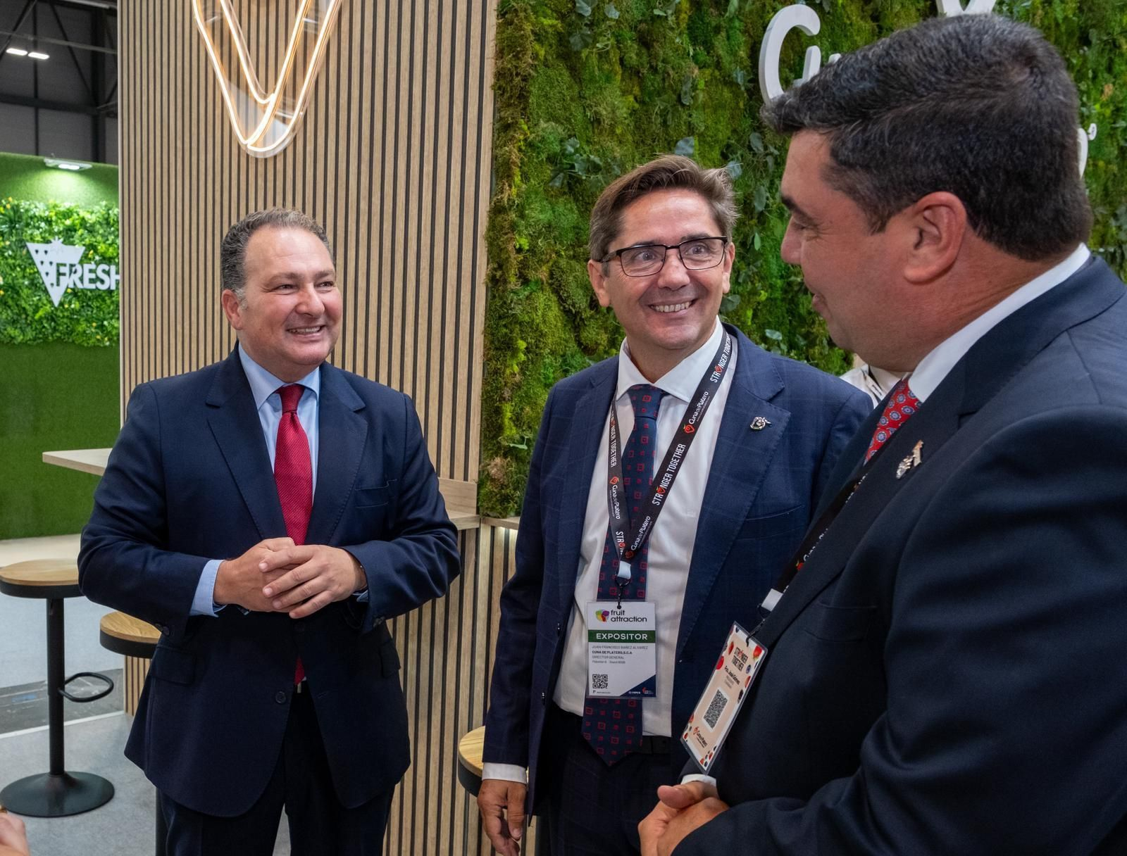 Imágenes de la participación de Huelva en la primera jornada de Fruit Attraction 2024