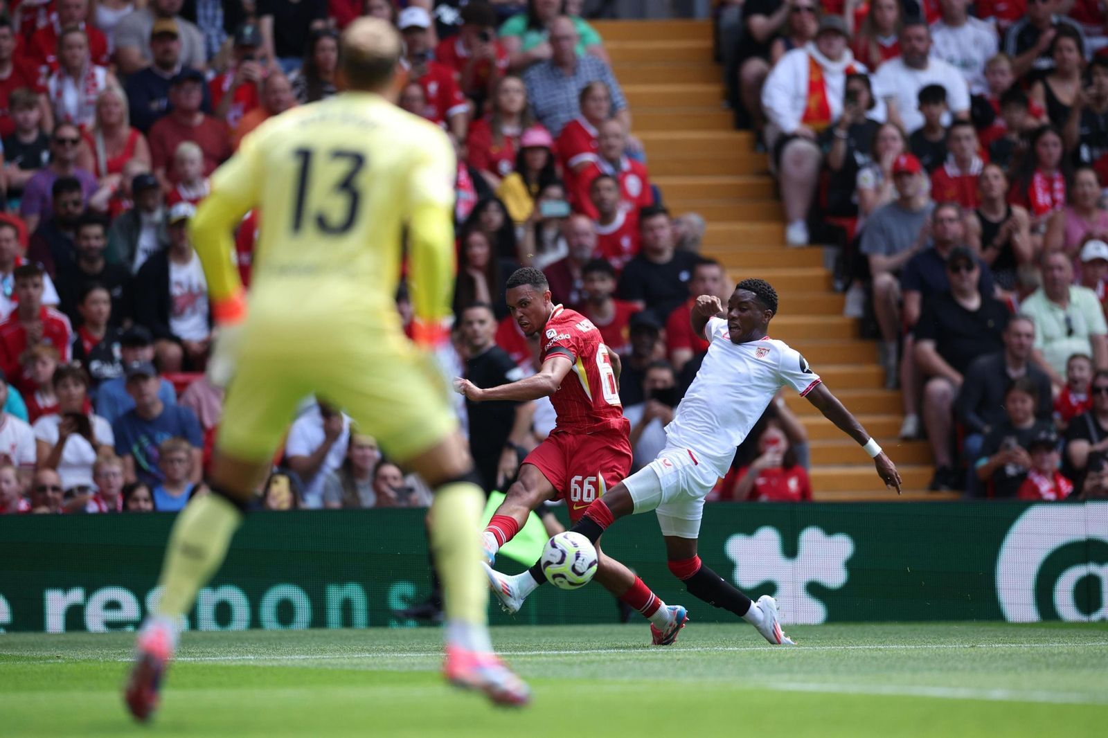 Las fotos del Liverpool - Sevilla