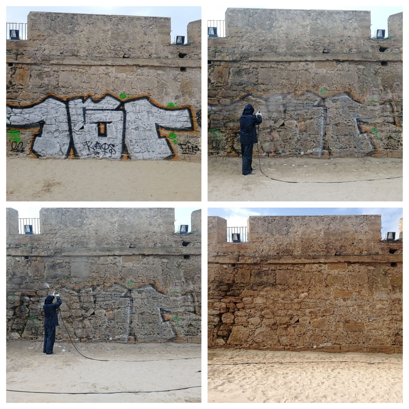 Proceso de limpieza.