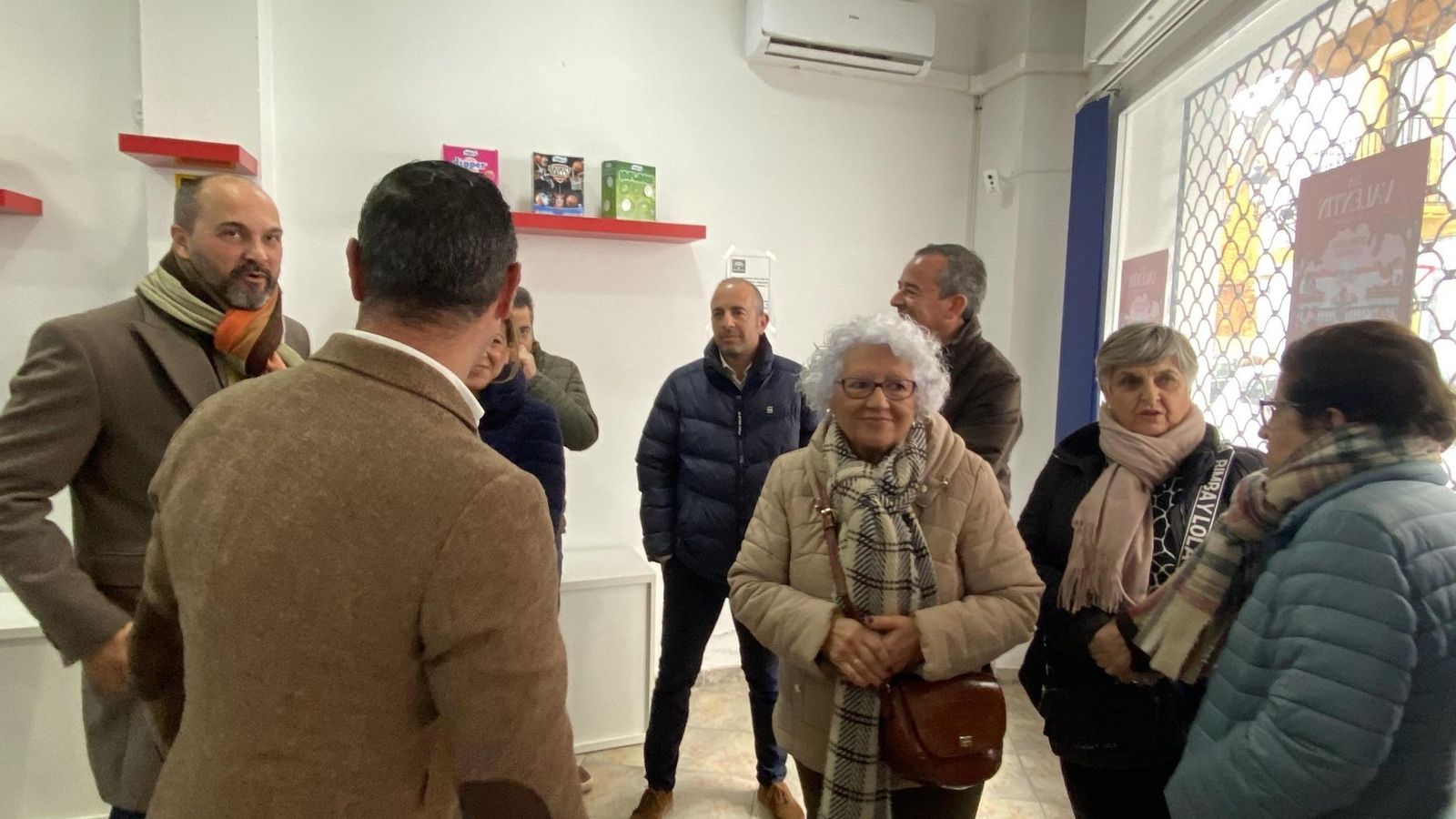 Josefa Pérez Ortega, de 81 años, en el homenaje de este lunes.