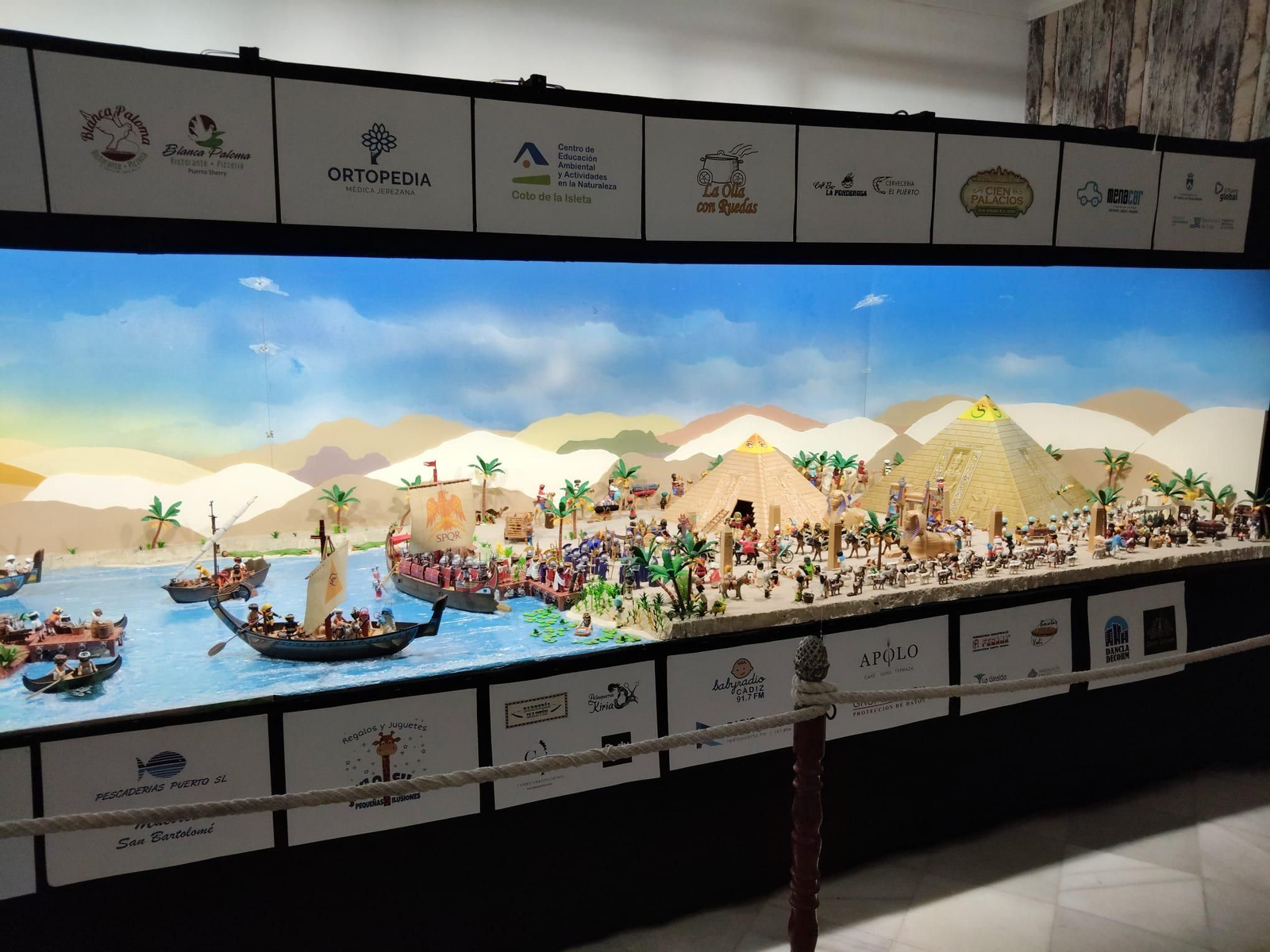 Una imagen del Belén solidario de Playmobil. Una imagen del Belén solidario de Playmobil.