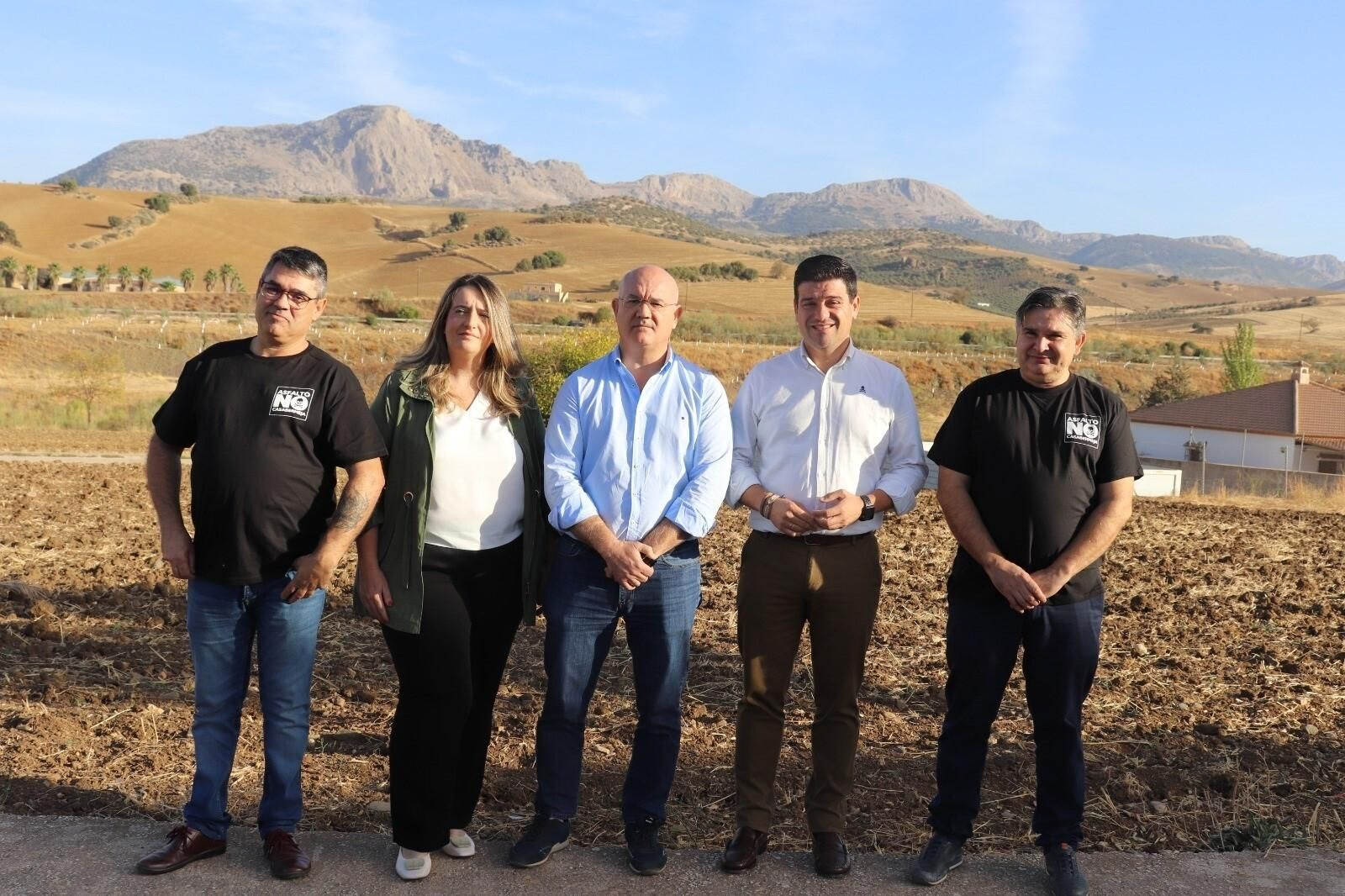 Representantes del PP en Casabermeja.