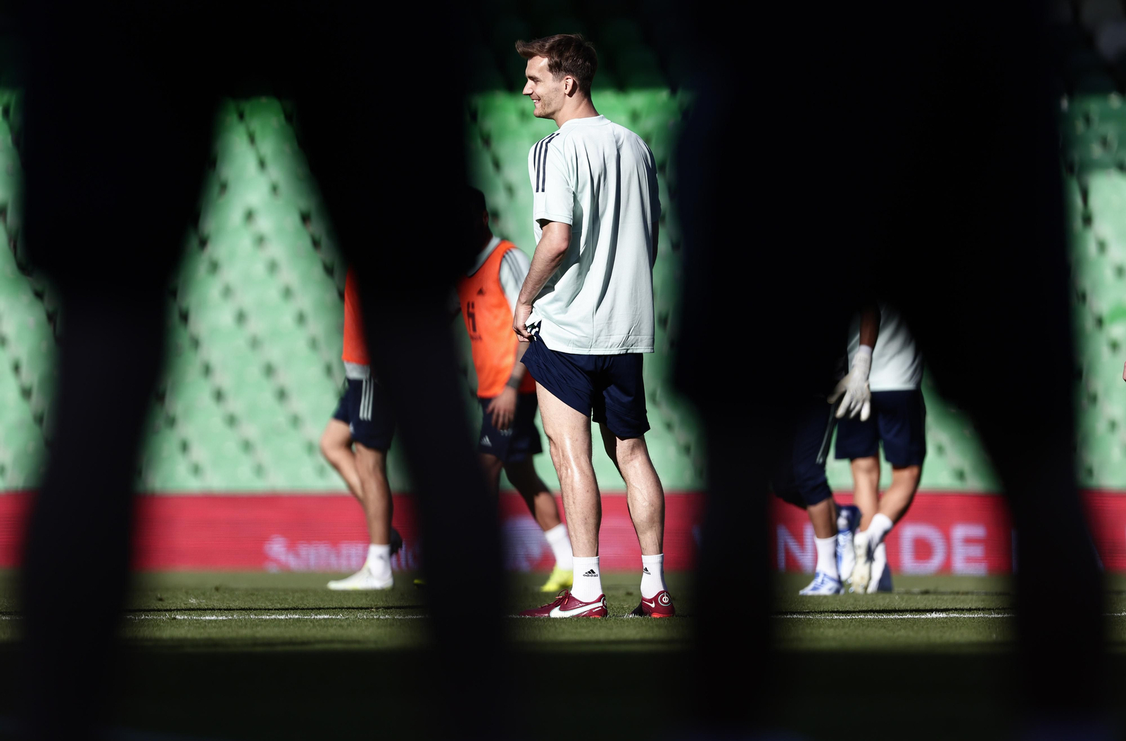 Las imágenes de la selección española en Sevilla