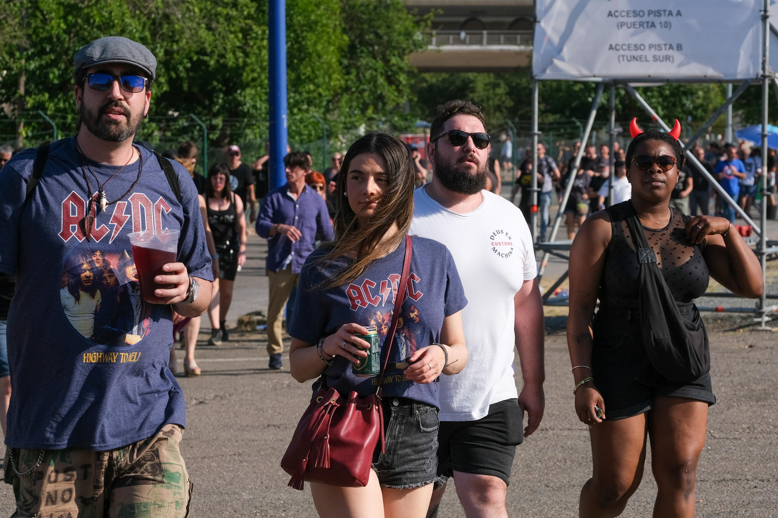 Búscate. Segundo concierto de ACDC en España