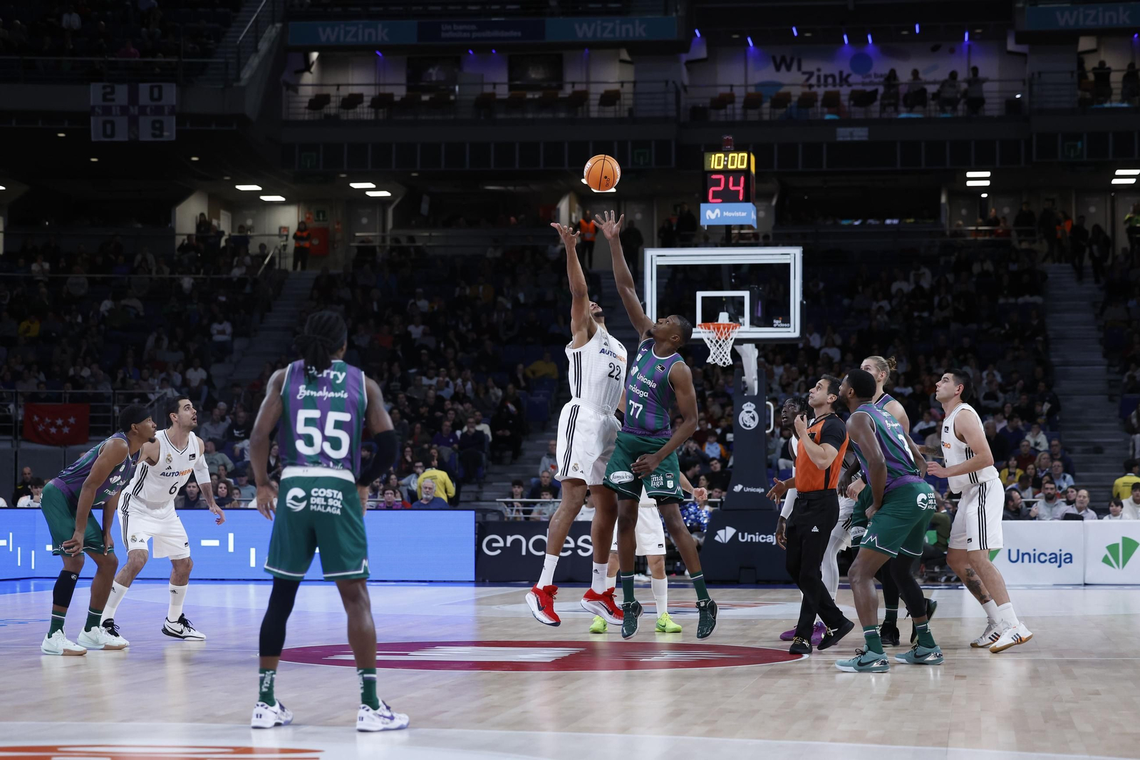 El Real Madrid-Unicaja, en fotos El Real Madrid-Unicaja, en fotos