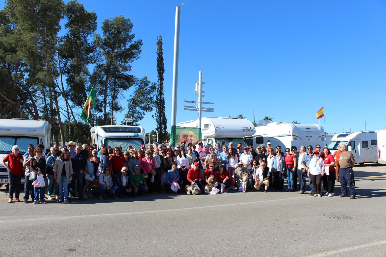 El área de autocaravanas ha recibido varias quedadas tanto a nivel nacional como internacional.