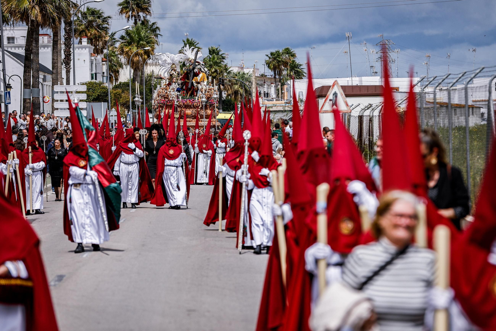 Las imágenes de la Hermandad de Tres Caídas de la Semana Santa de San Fernando 2025