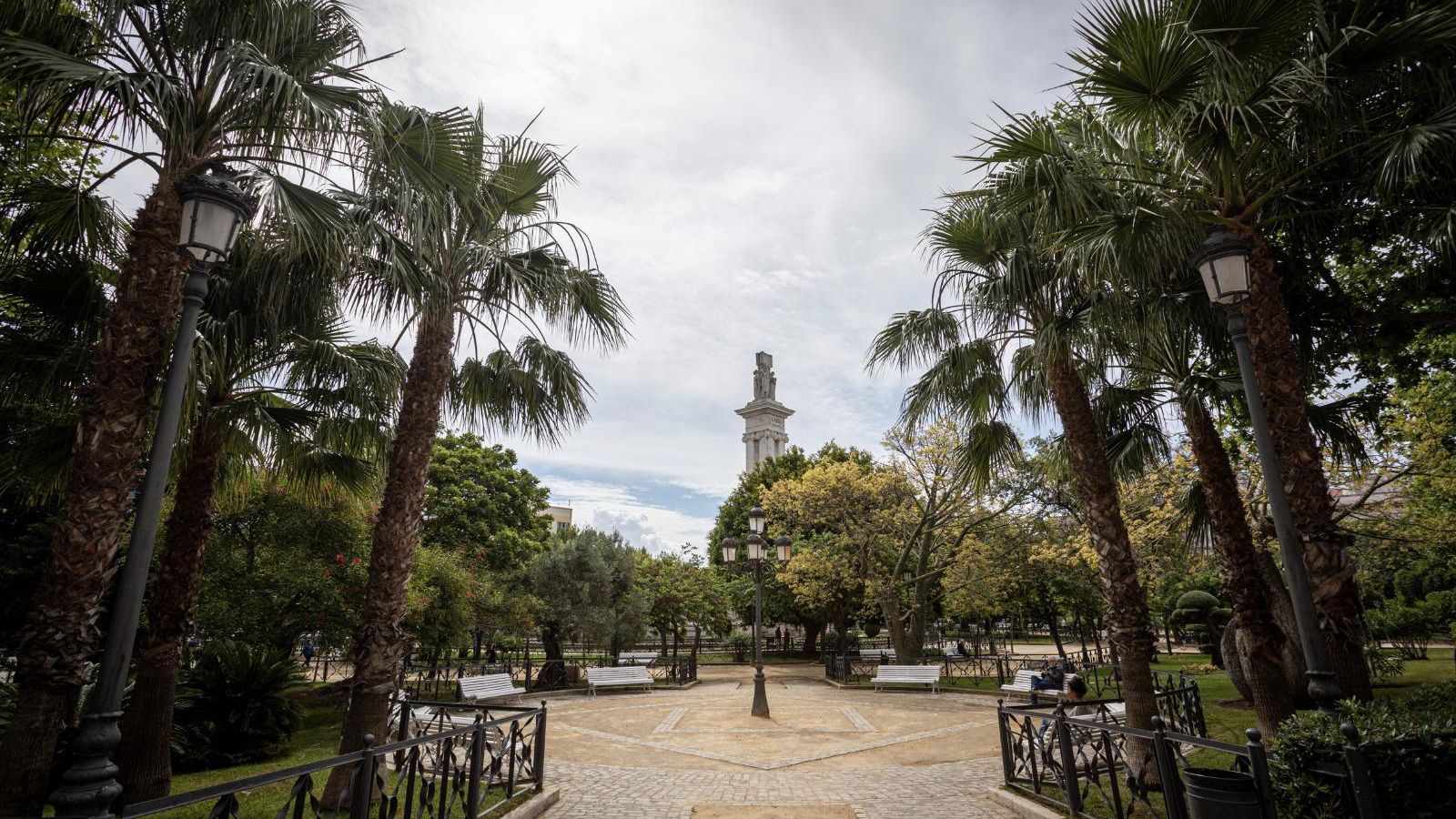 Plaza de España en Cádiz