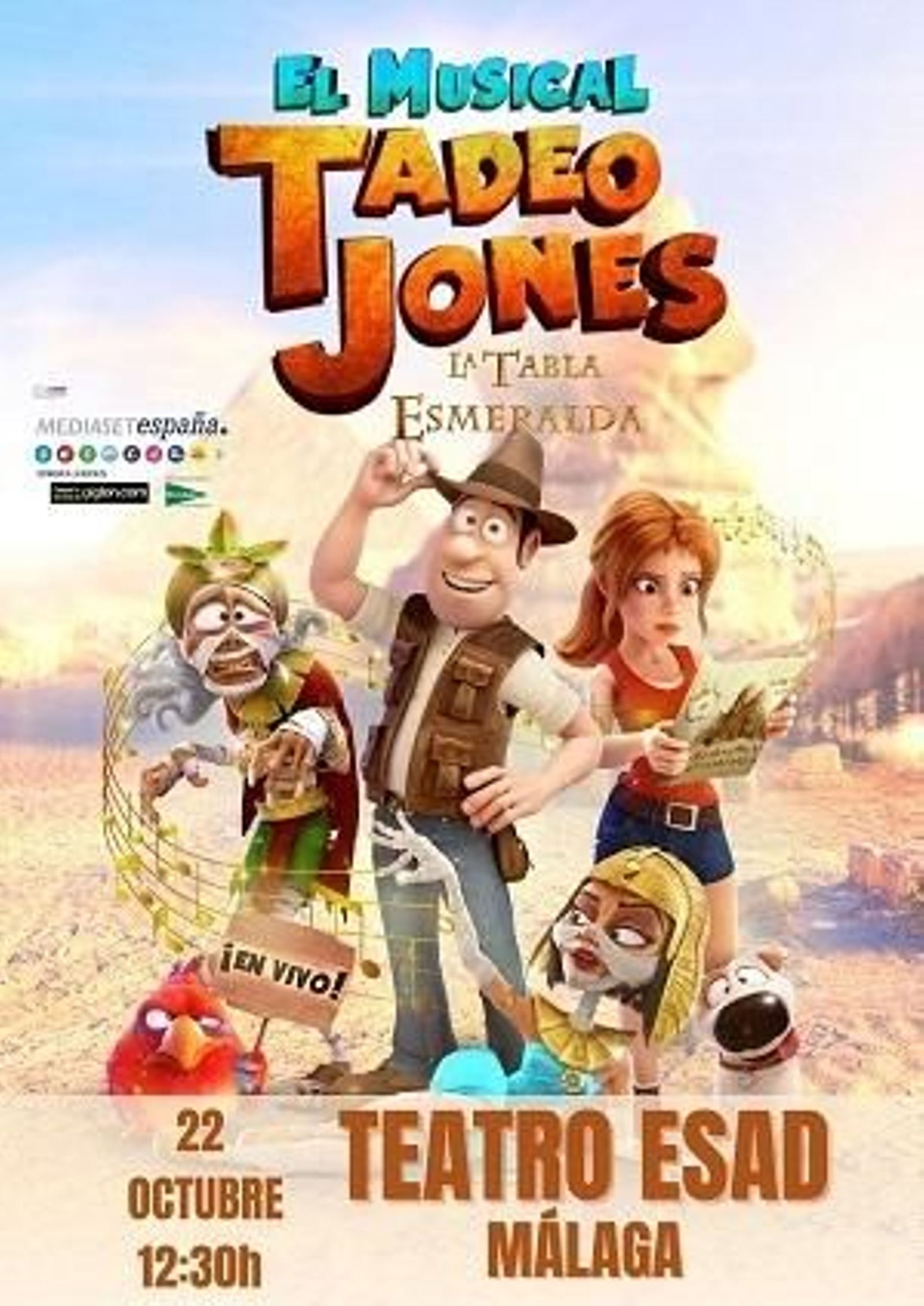 Cartel promocional de Tadeo Jones.