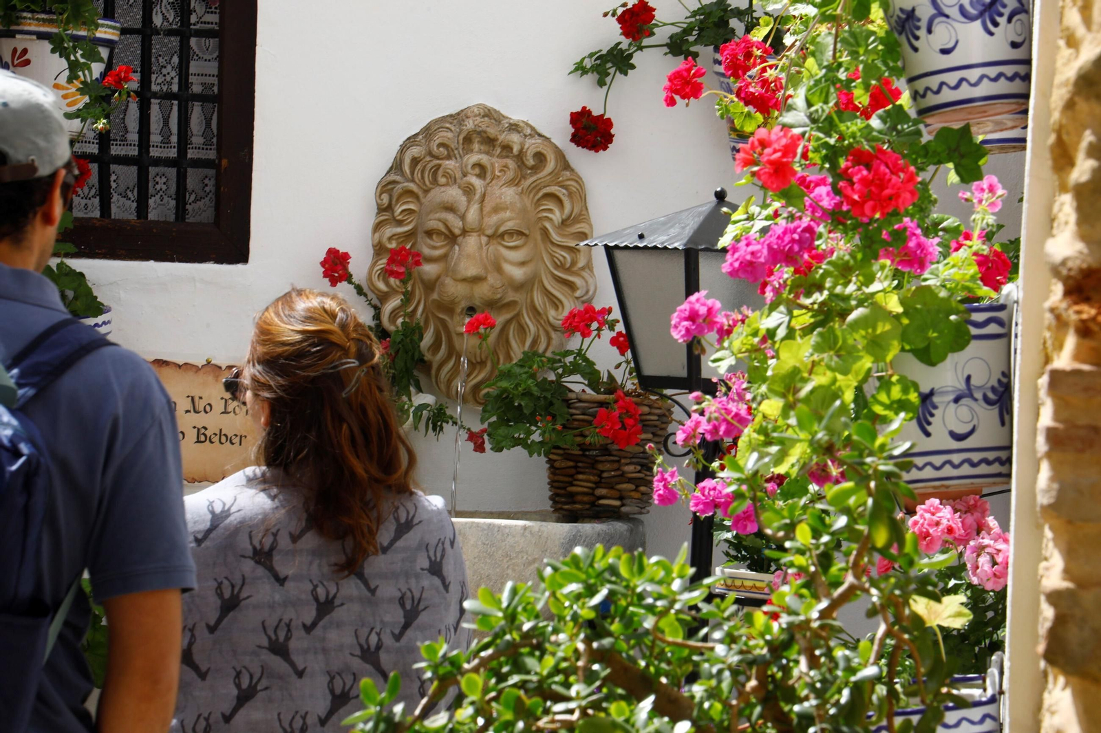 Patio del convento de las Carmelitas Descalzas.