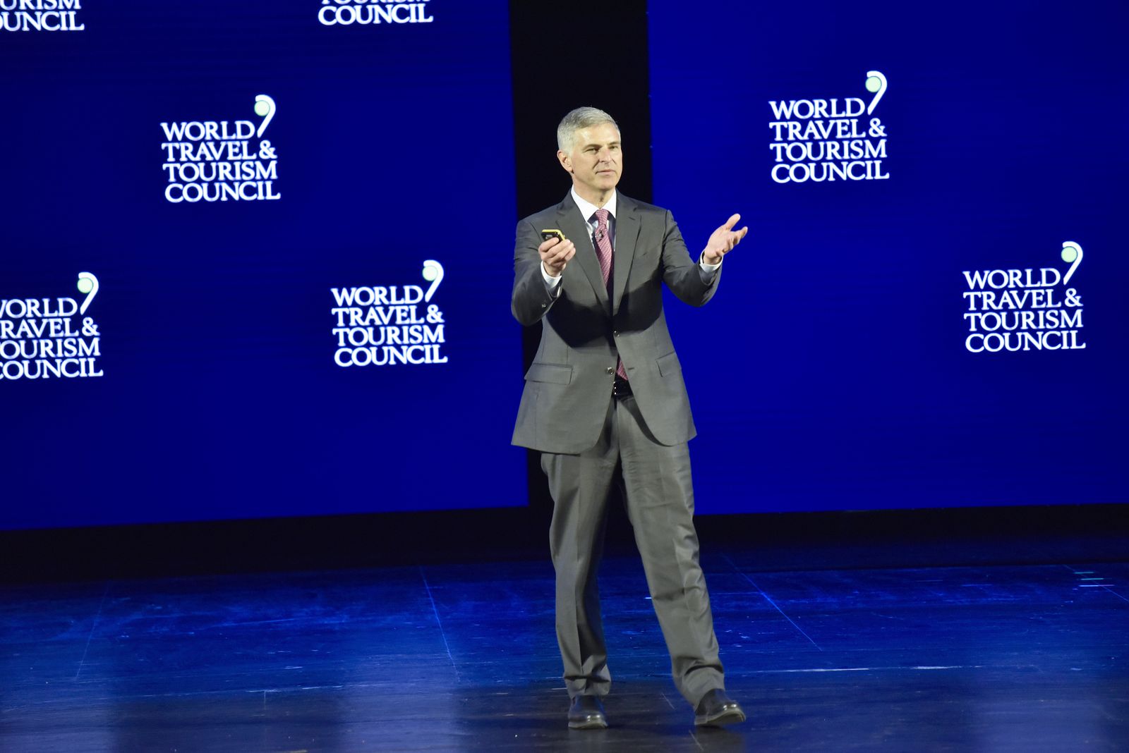 Pedro Sánchez, en la inauguración de la WTTC 2019 Sevilla