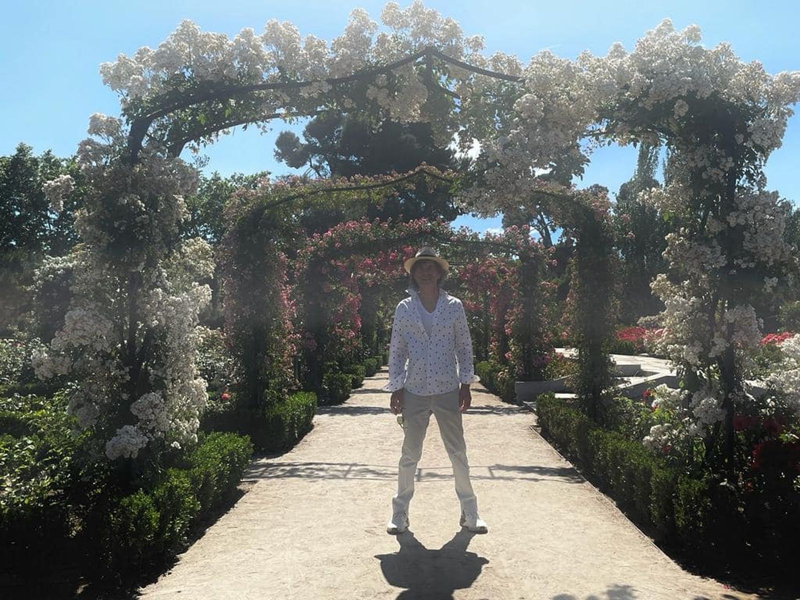 Mick Jagger durante su visita por Madrid