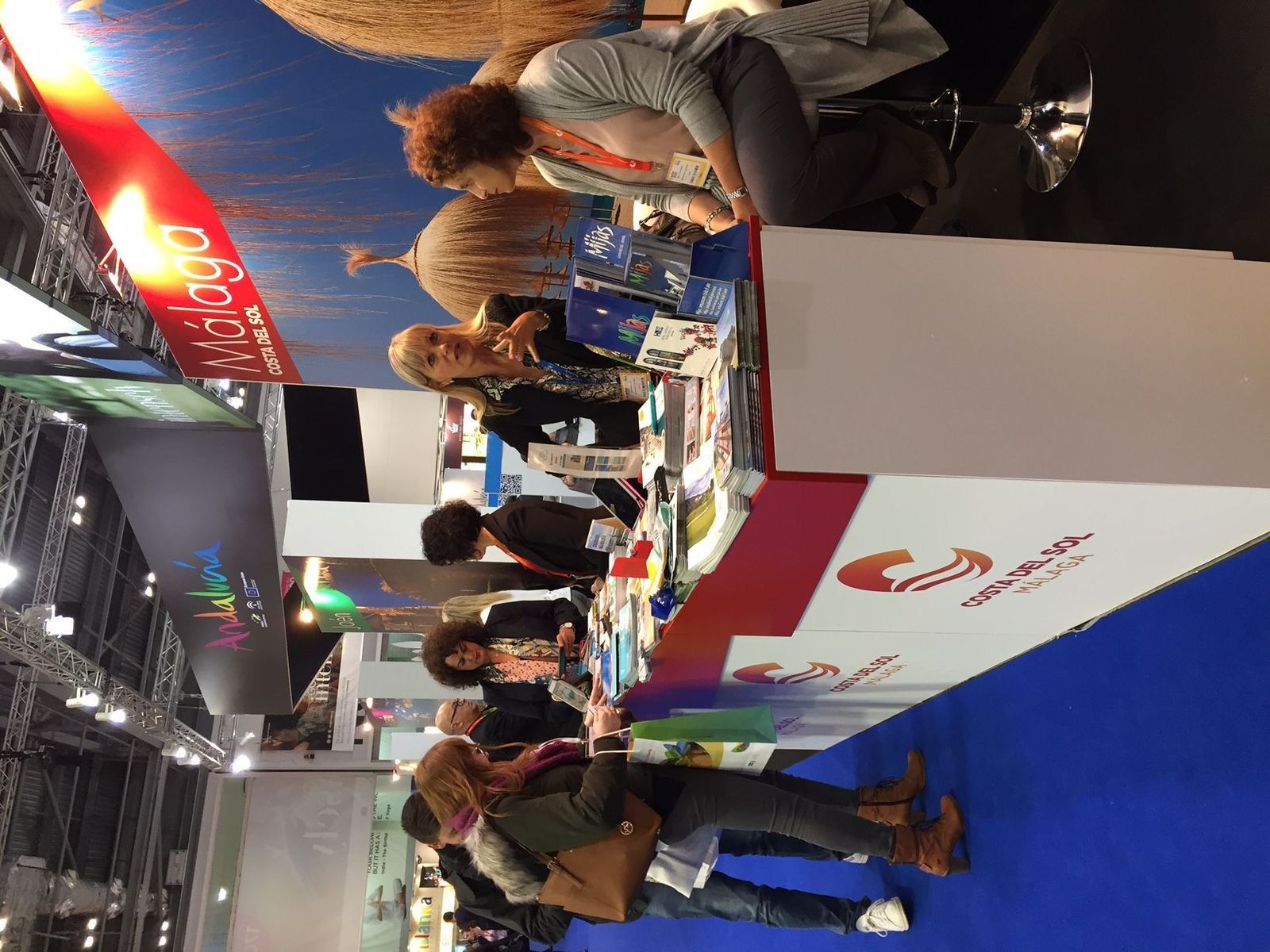 El expositor de Málaga, como el resto de las provincias andaluzas, el año pasado en la feria turística de Londres.