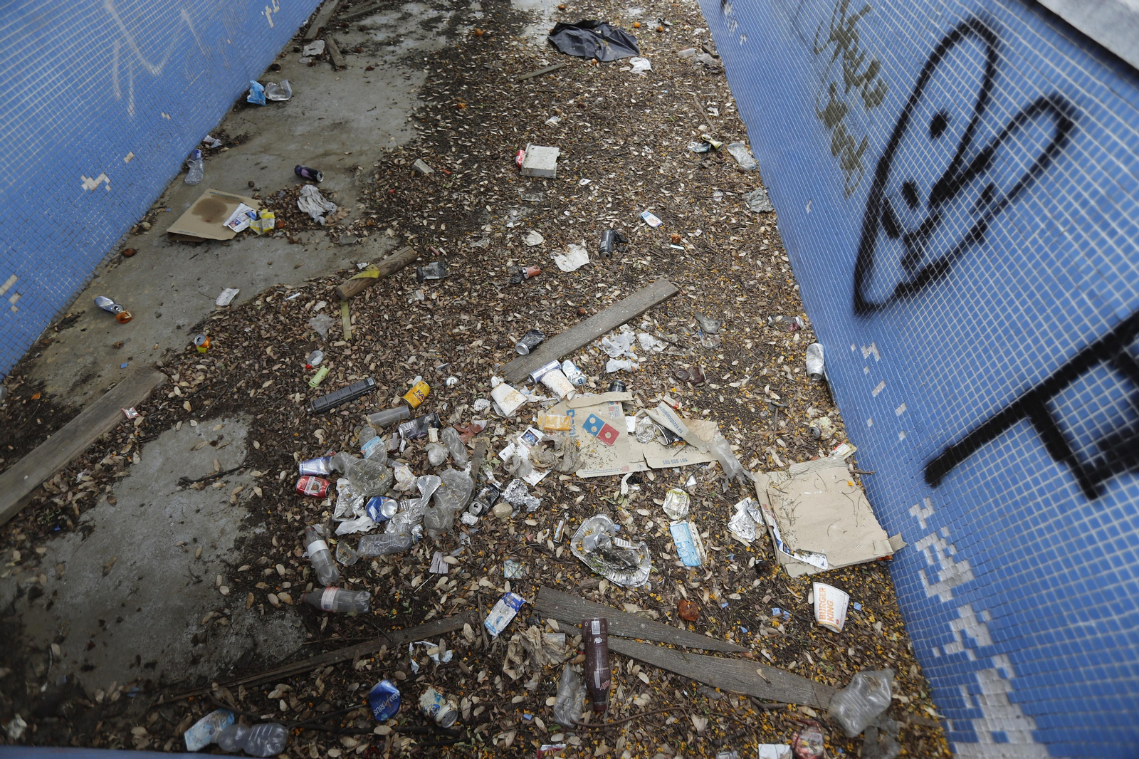 Imágenes del deterioro en la Avenida de Andalucía