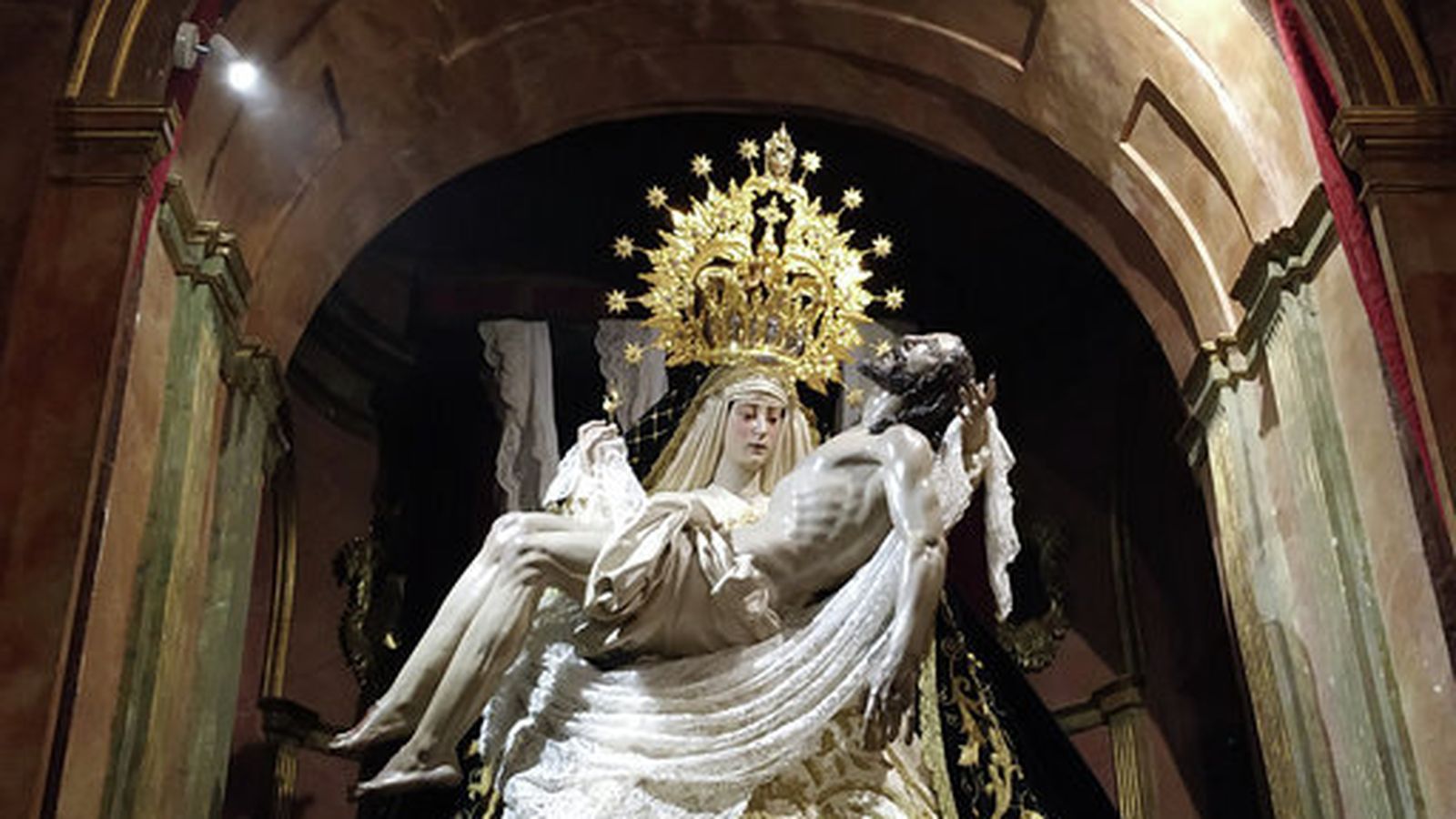 Las Angustias en Jueves Santo en San Agustín.