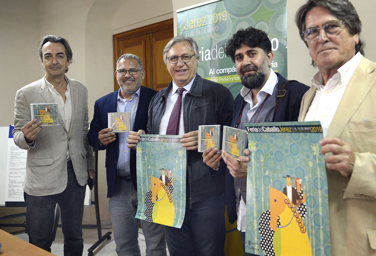 Presentación ayer del CD ‘Al compás de la bulería’.