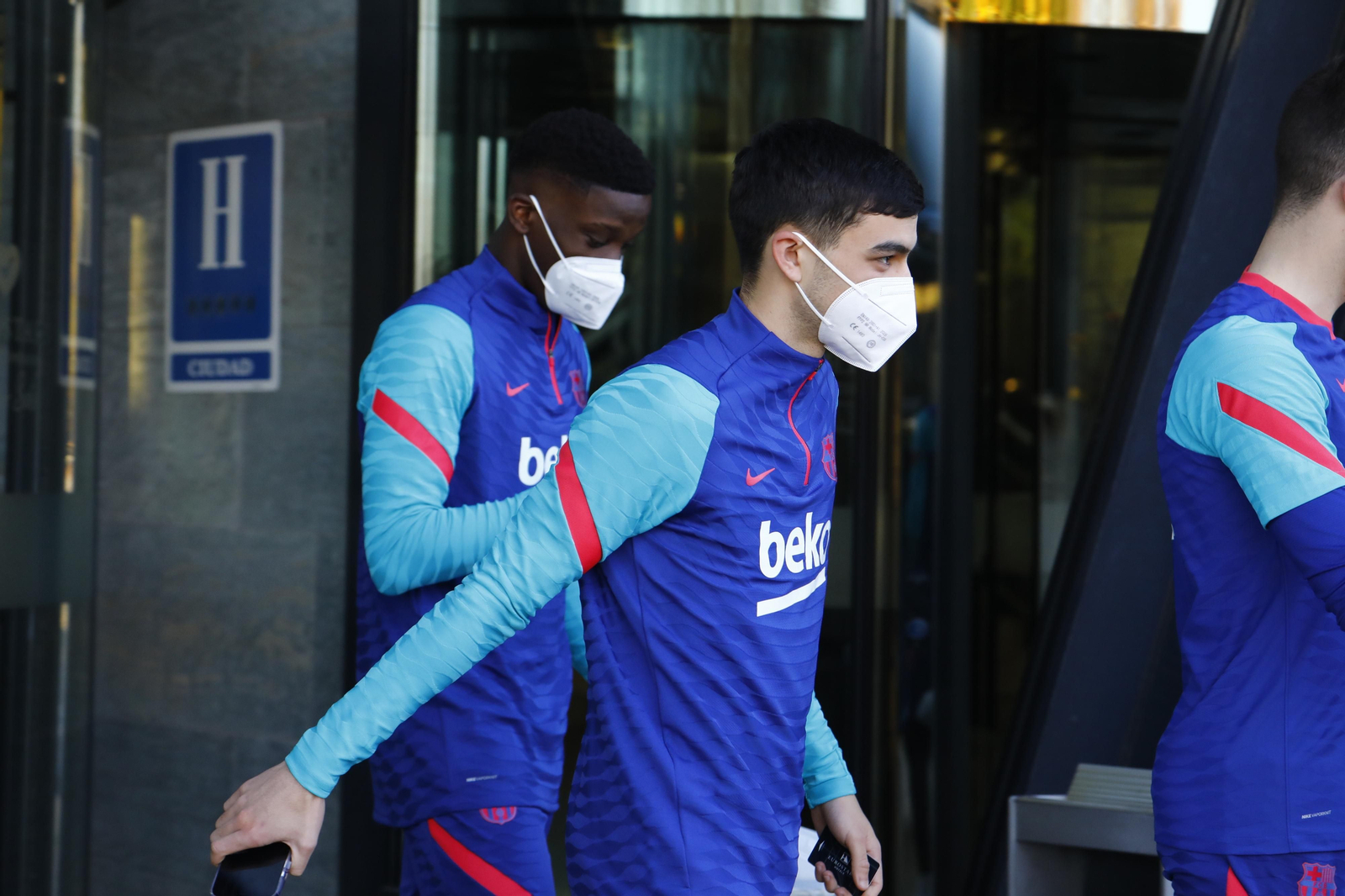 El Barça ya prepara la Supercopa en Córdoba, en imágenes