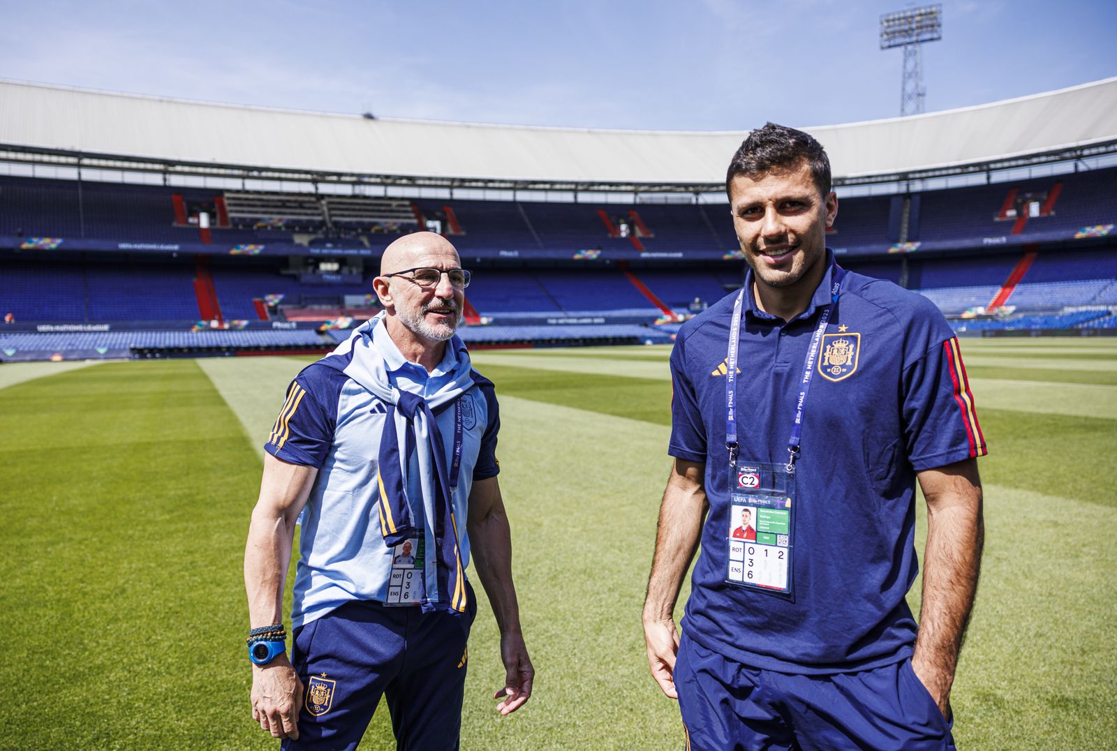 Las fotos de la selección antes de la final de la Liga de Naciones