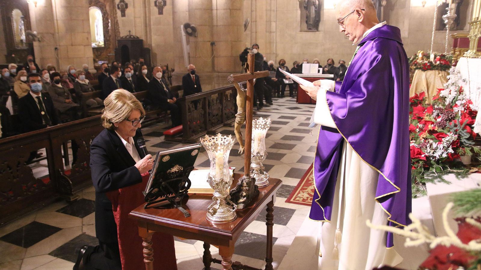 Momento de la ceremonia del nombramiento.
