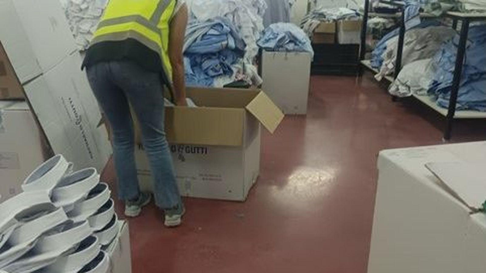 El local estaba preparado para evitar inspecciones