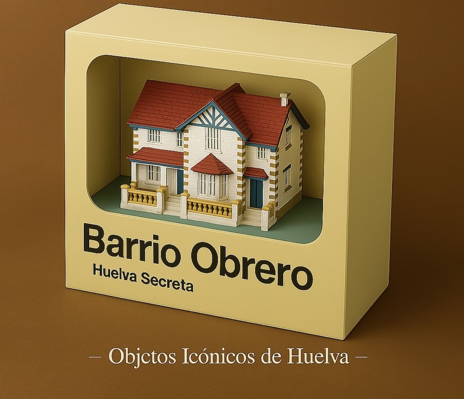 Así se vería Huelva si fuese un coleccionable