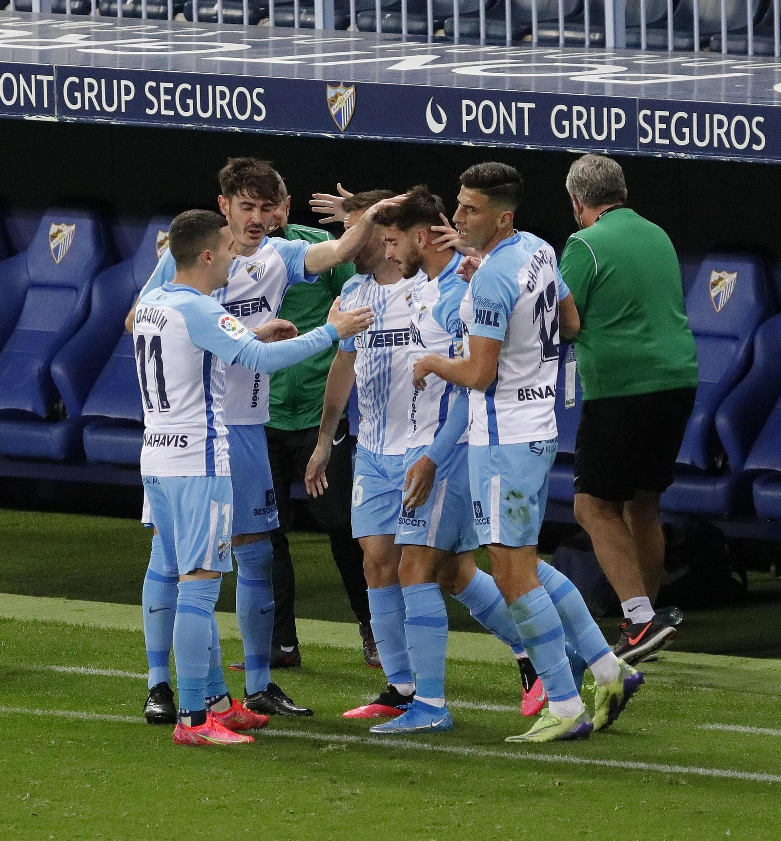 Las fotos del Málaga CF-Rayo Vallecano