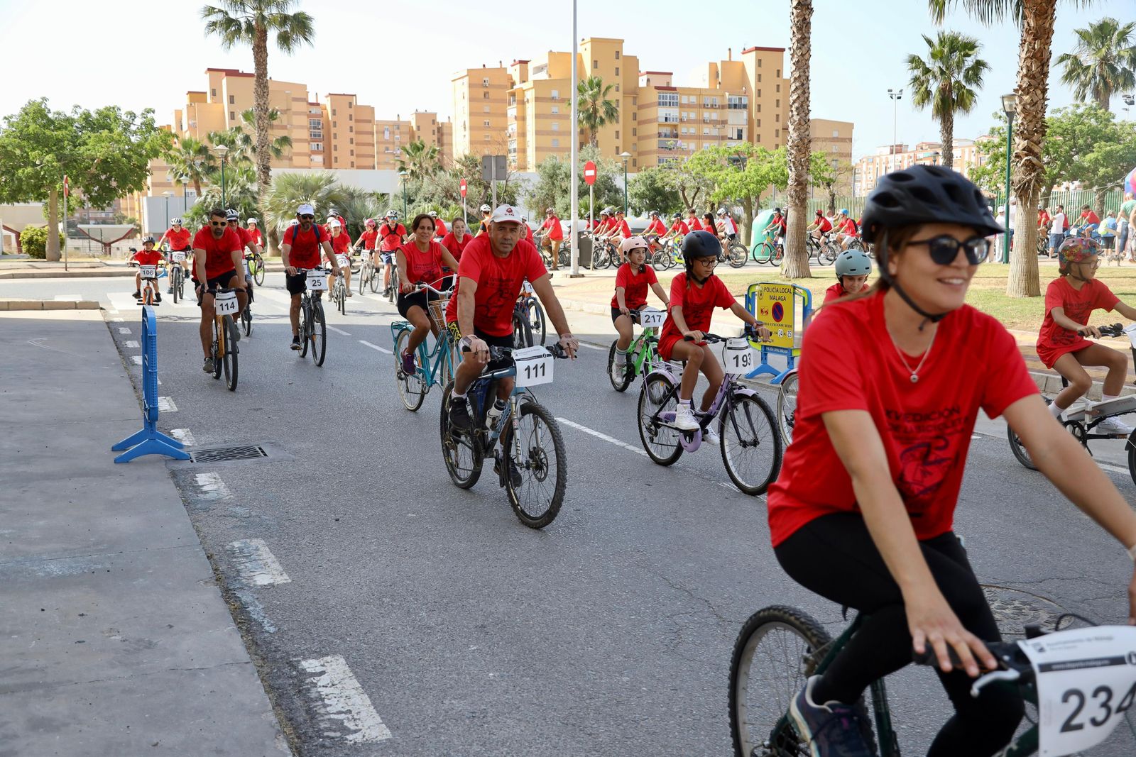 La 'bicicletada' de Cruz de Humilladero, en fotos