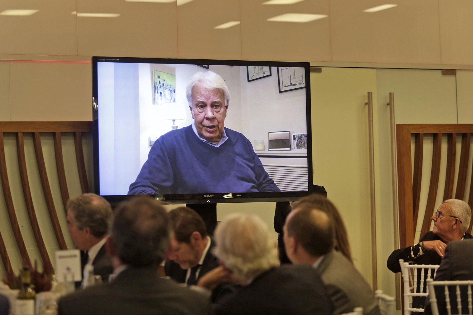 Entrega del premio Federico Joly a Augusto Delkáder