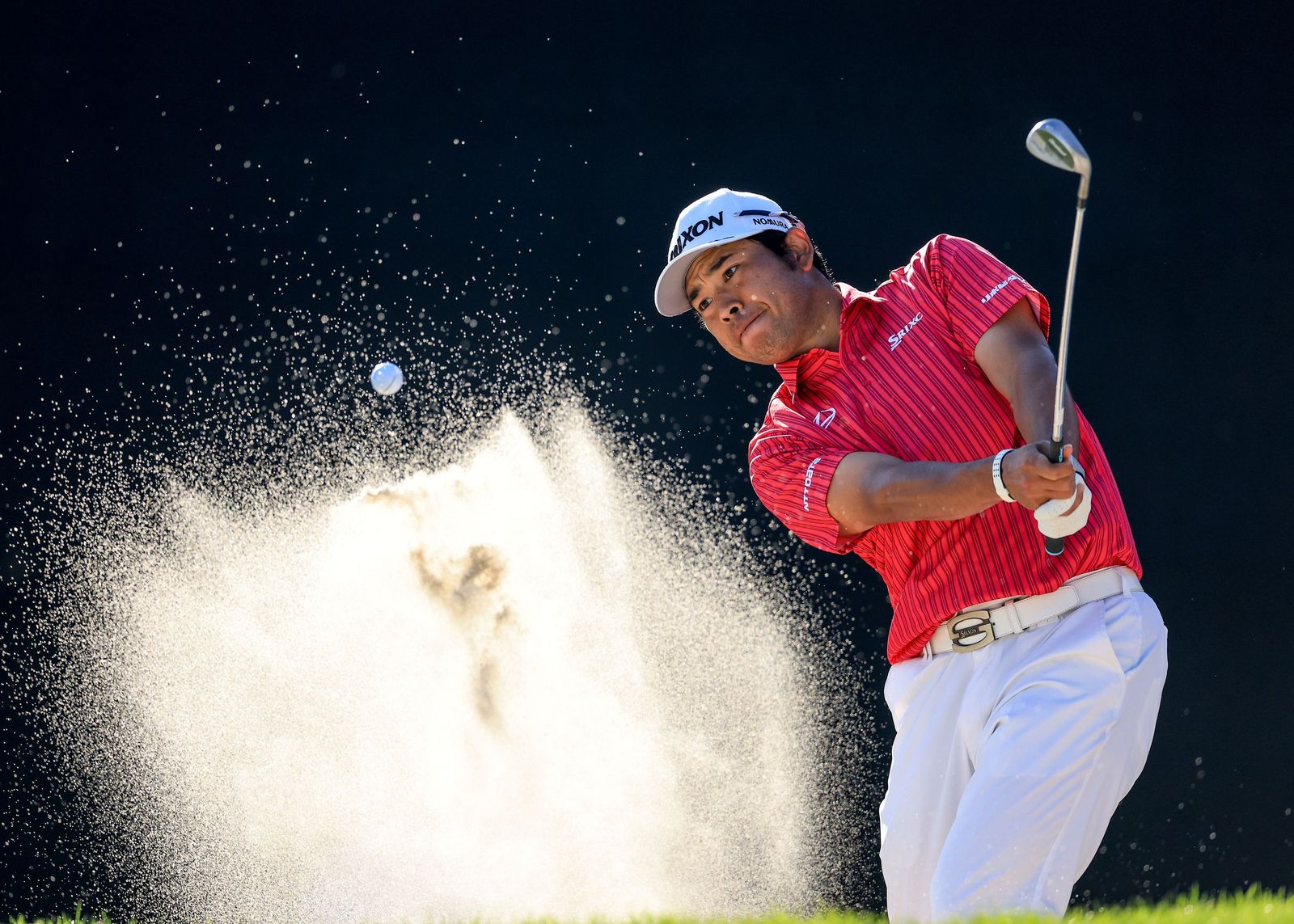 Golf | Hideki Matsuyama Plays From The Sand