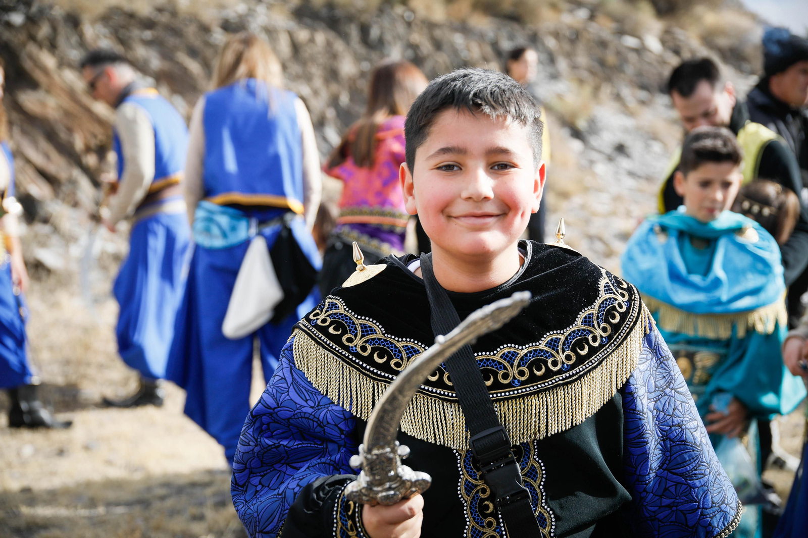 Última guerrilla en Gérgal entre moros y cristianos.