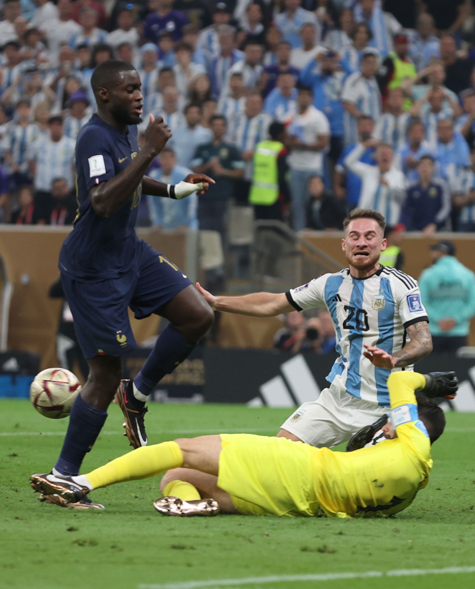 Las imágenes del Argentina-Francia