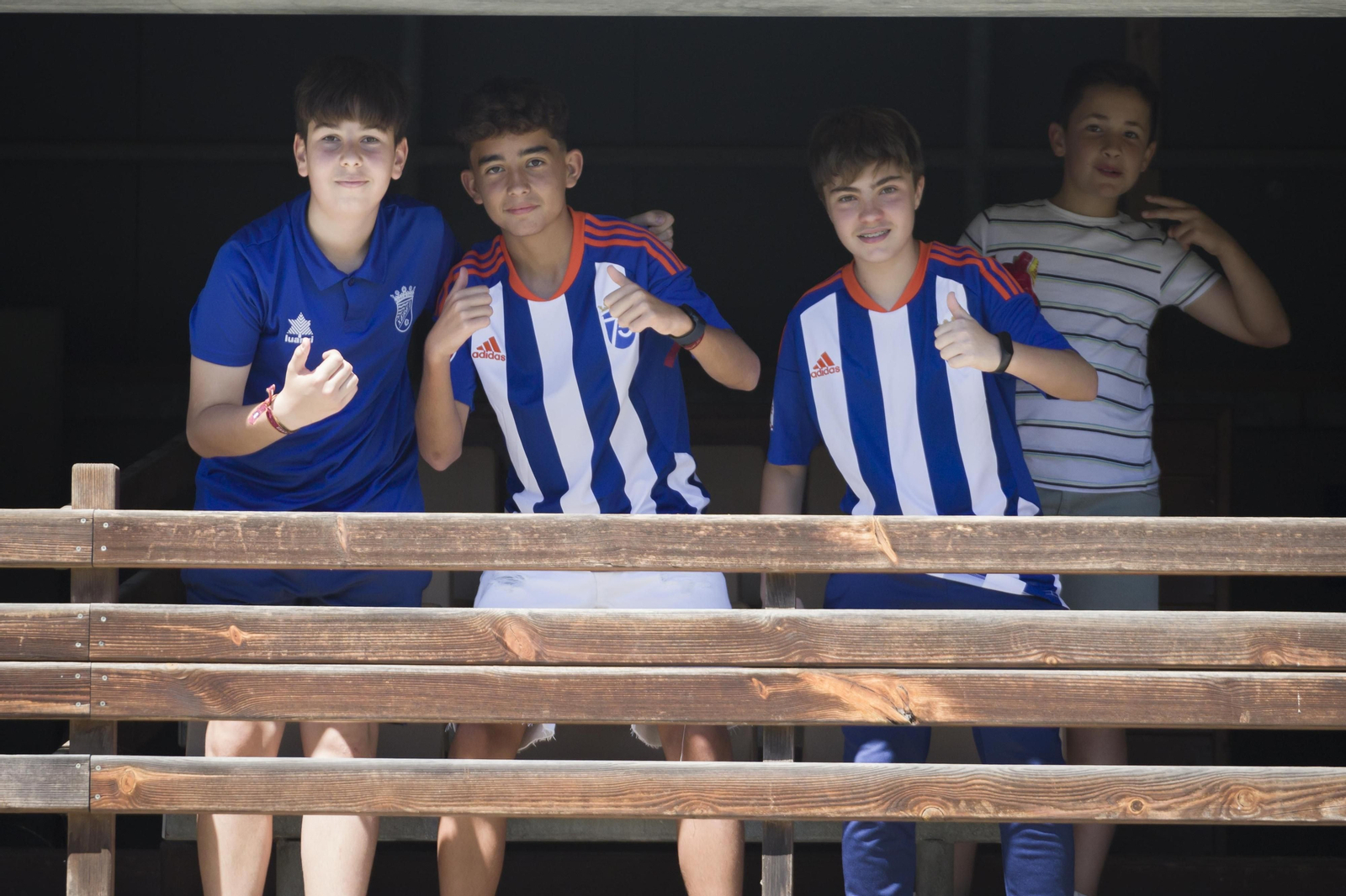 Pedro Pacheco viendo el Xerez CD - Atlético Espeleño en Chapín