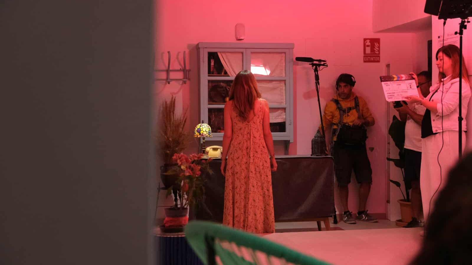 Set de grabación de 'El reencuentro'.