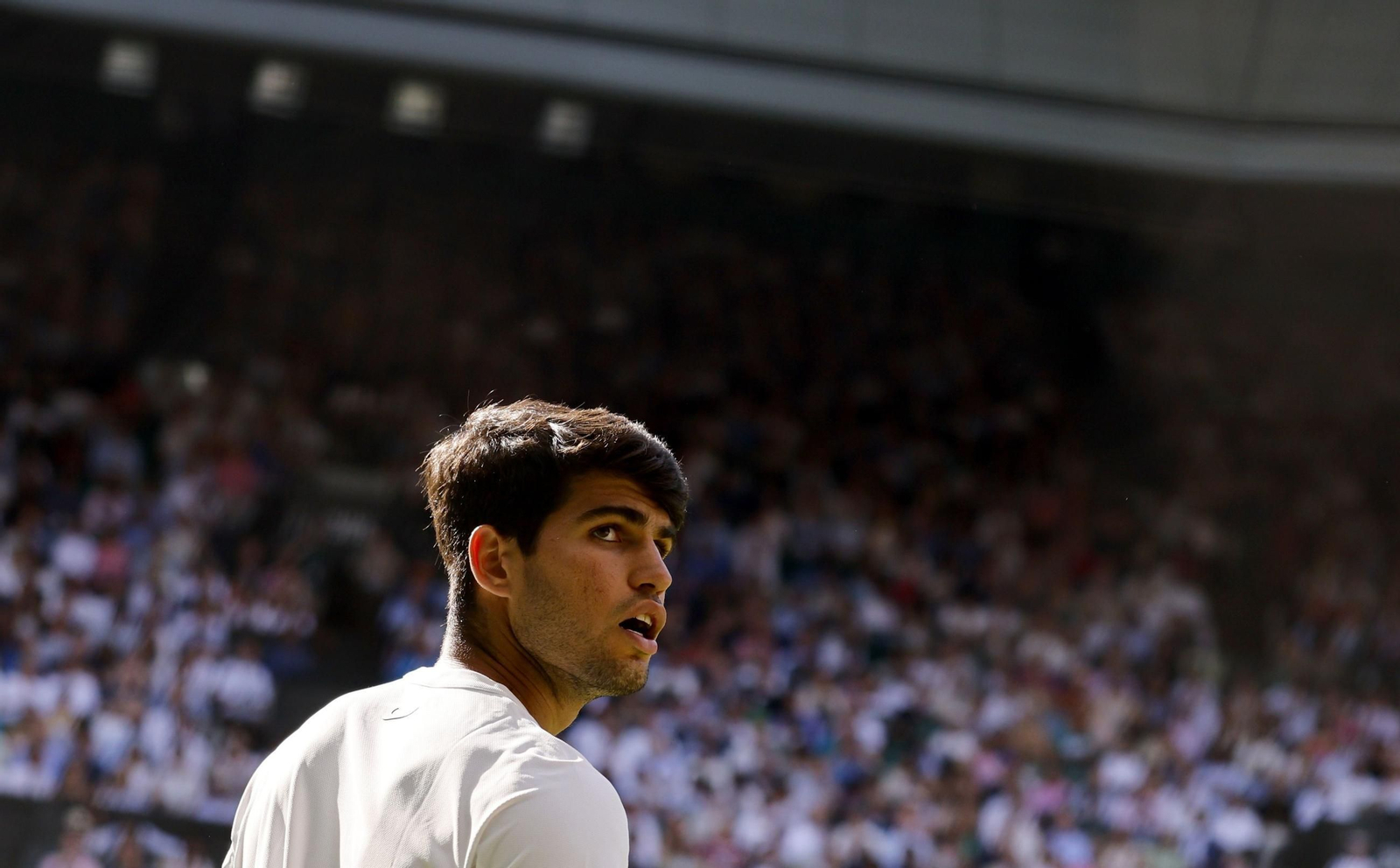 Las fotos de la derrota de Alcaraz ante Sinner en Wimbledon
