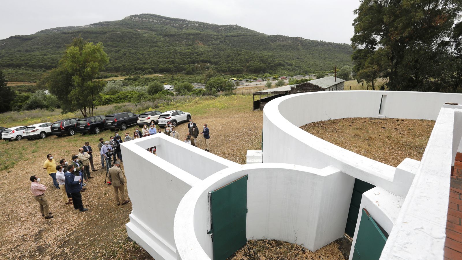 Las fotos del centro de carga de ganado vacuno en Los Barrios