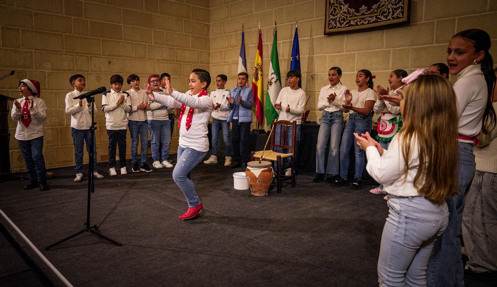 Imágenes del concurso de villancicos de la Cátedra de Flamencología de Jerez