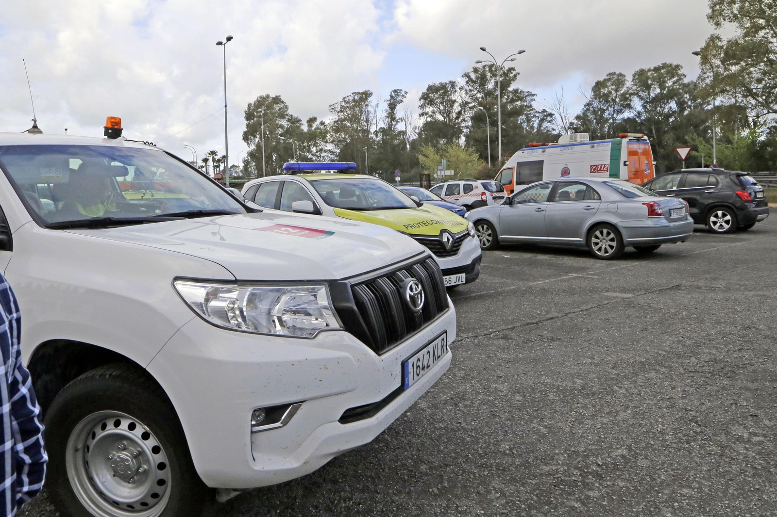 Simulacro de accidente aéreo en el aeropuerto de Jerez