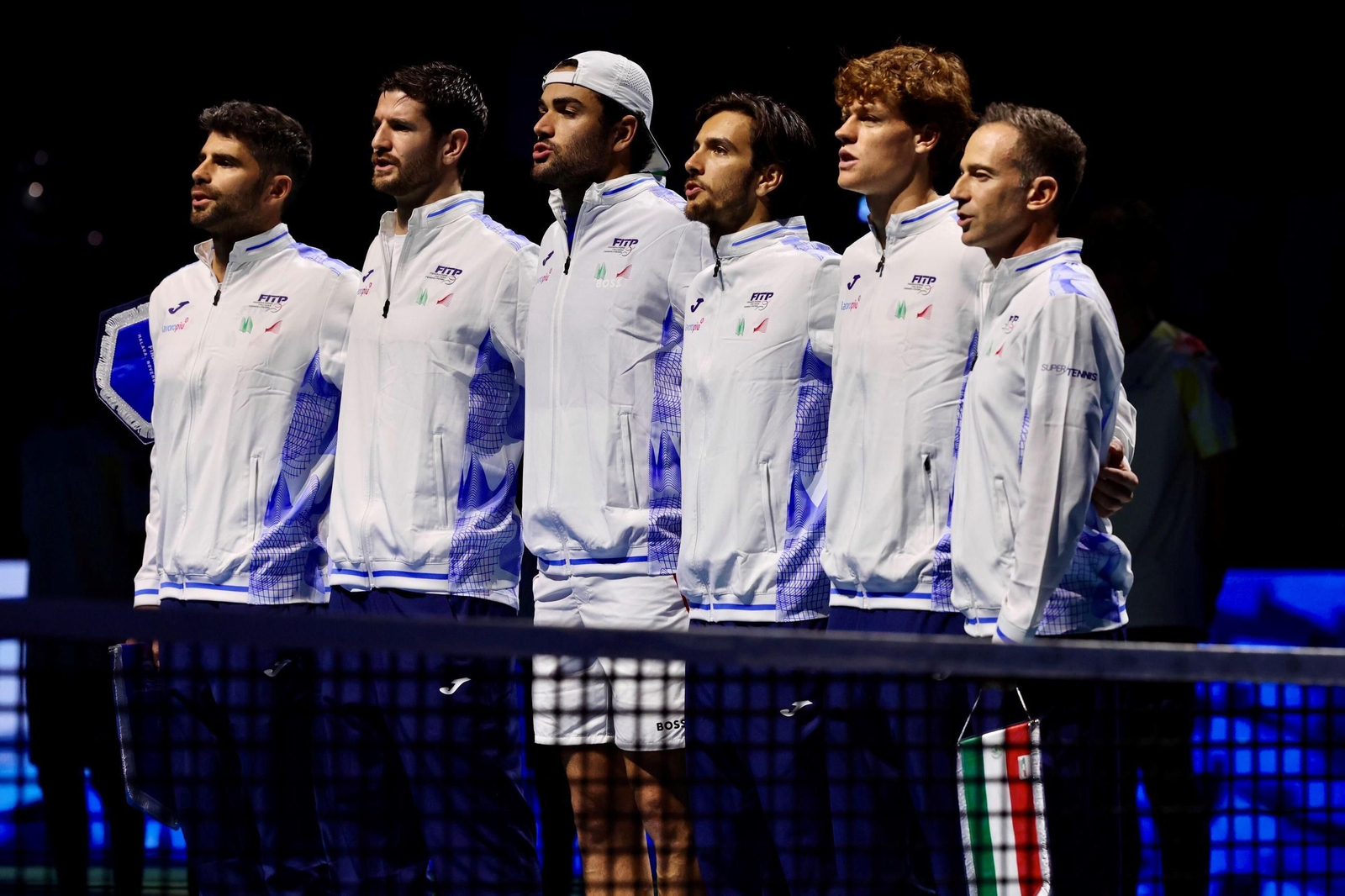 La celebración de Italia de la Copa Davis en Málaga, en fotos
