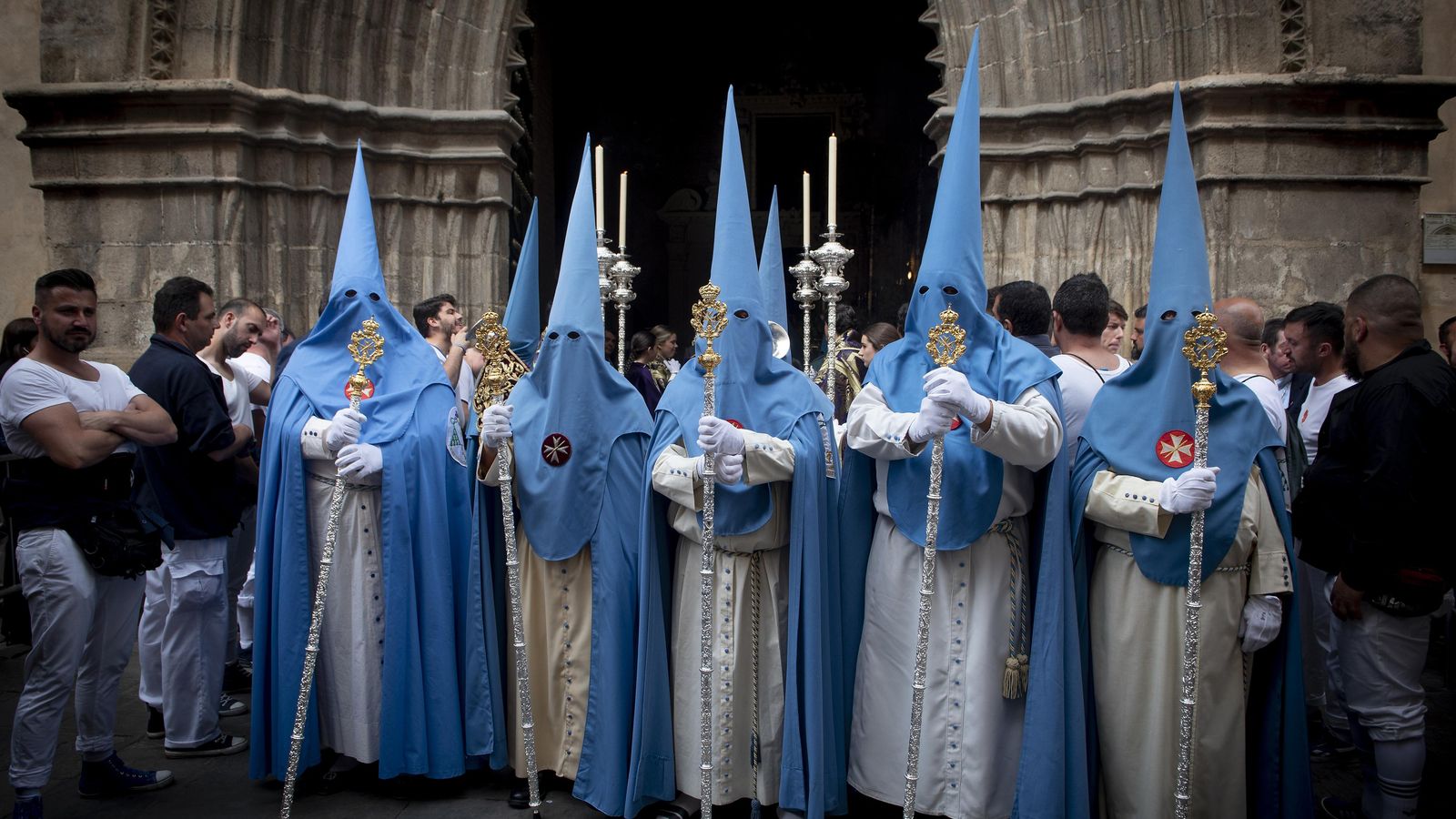 Una imagen de la hermandad de San Esteban.