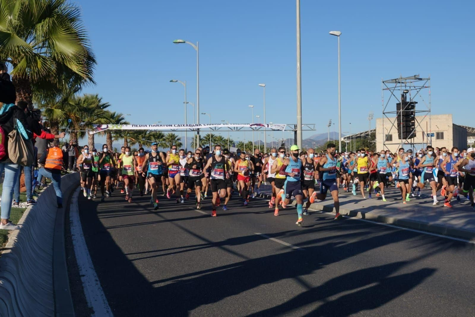 Las fotos de la Media Maratón de Málaga 2021
