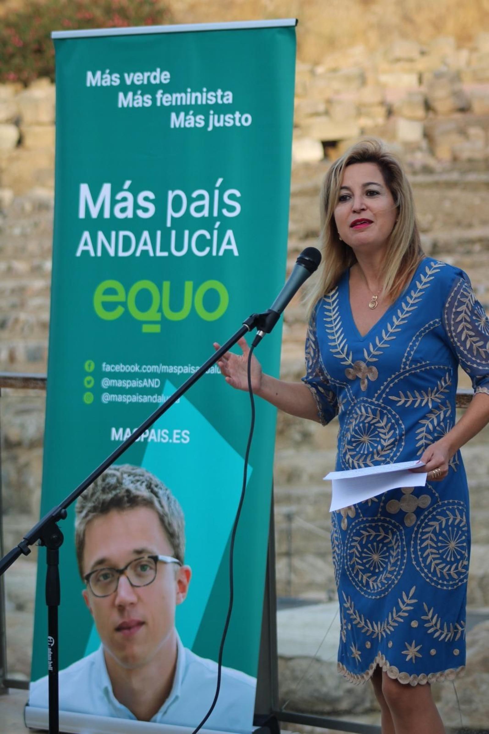 Carmen Lizárraga, cabeza de lista de Más País al Congreso por Málaga.