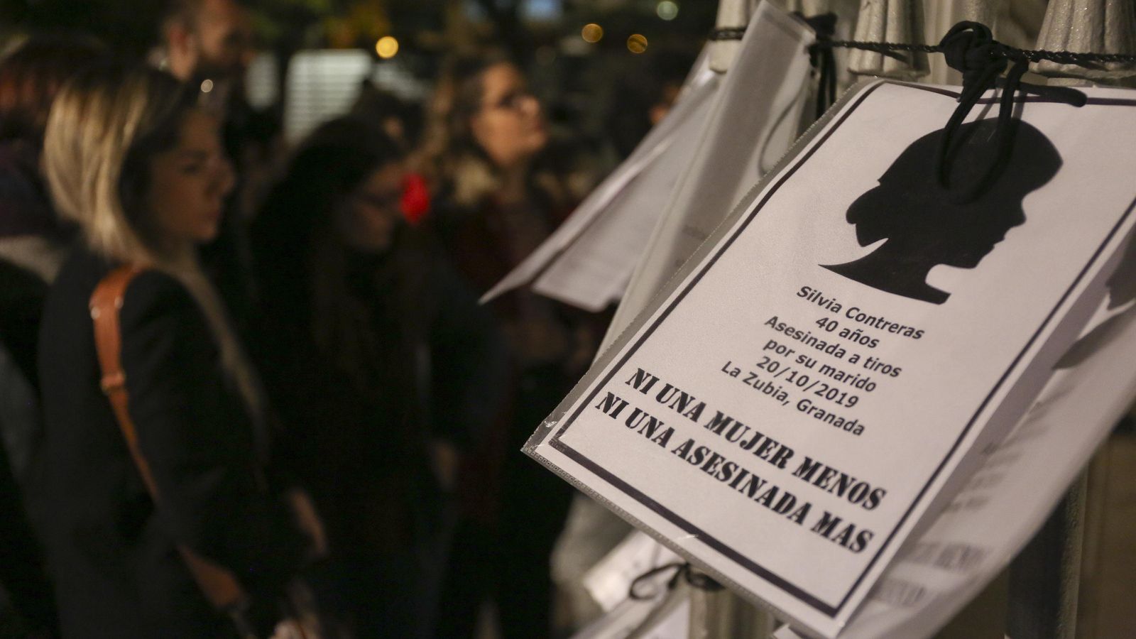 Recuerdo de las mujeres asesinadas.