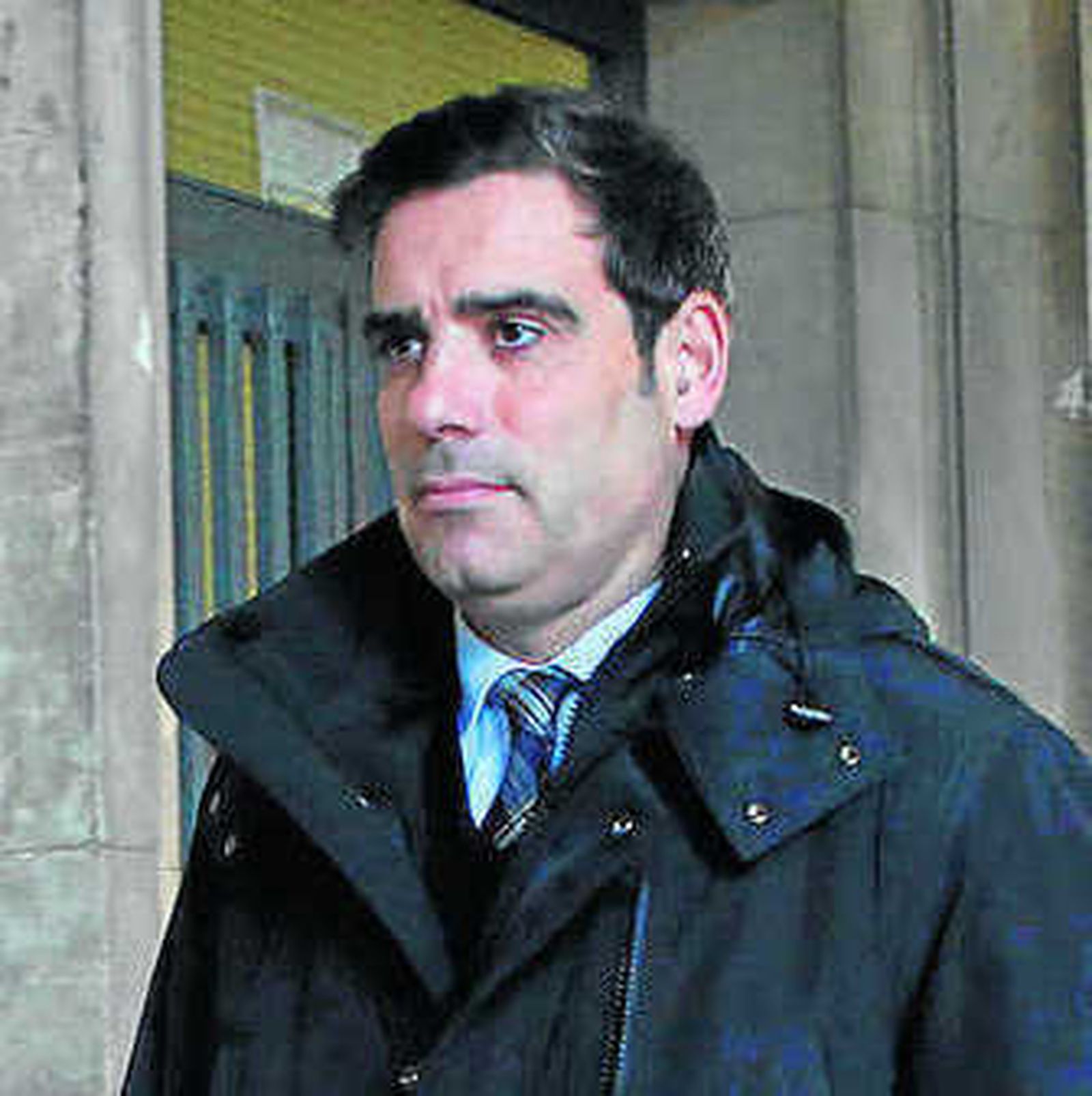 Rafael Pineda, en los juzgados.