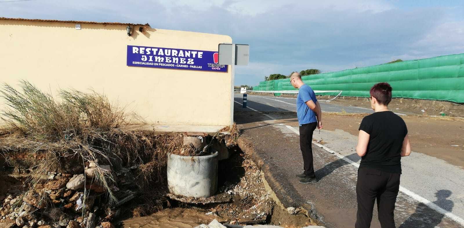 Las imágenes del paso de la gota fría por Almería