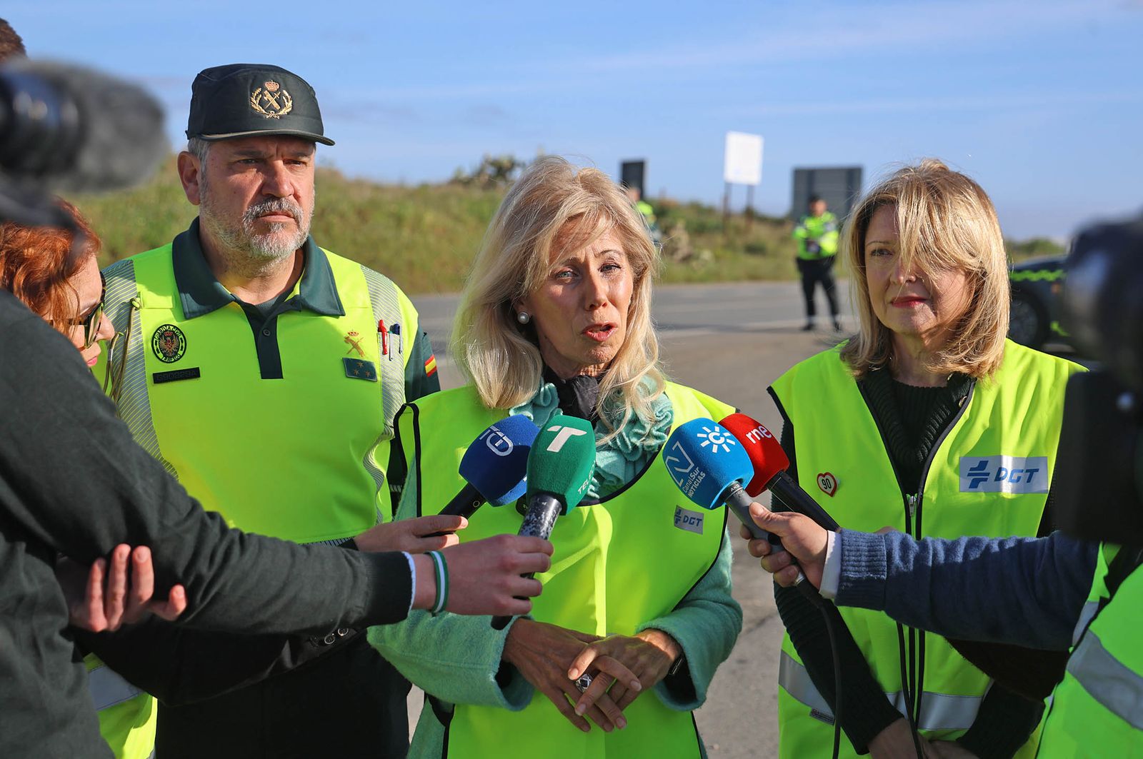 Imágenes de la Campaña de Control y Vigilancia diseñada por la DGT en Huelva